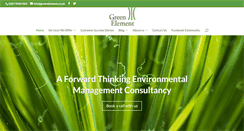 Desktop Screenshot of greenelement.co.uk